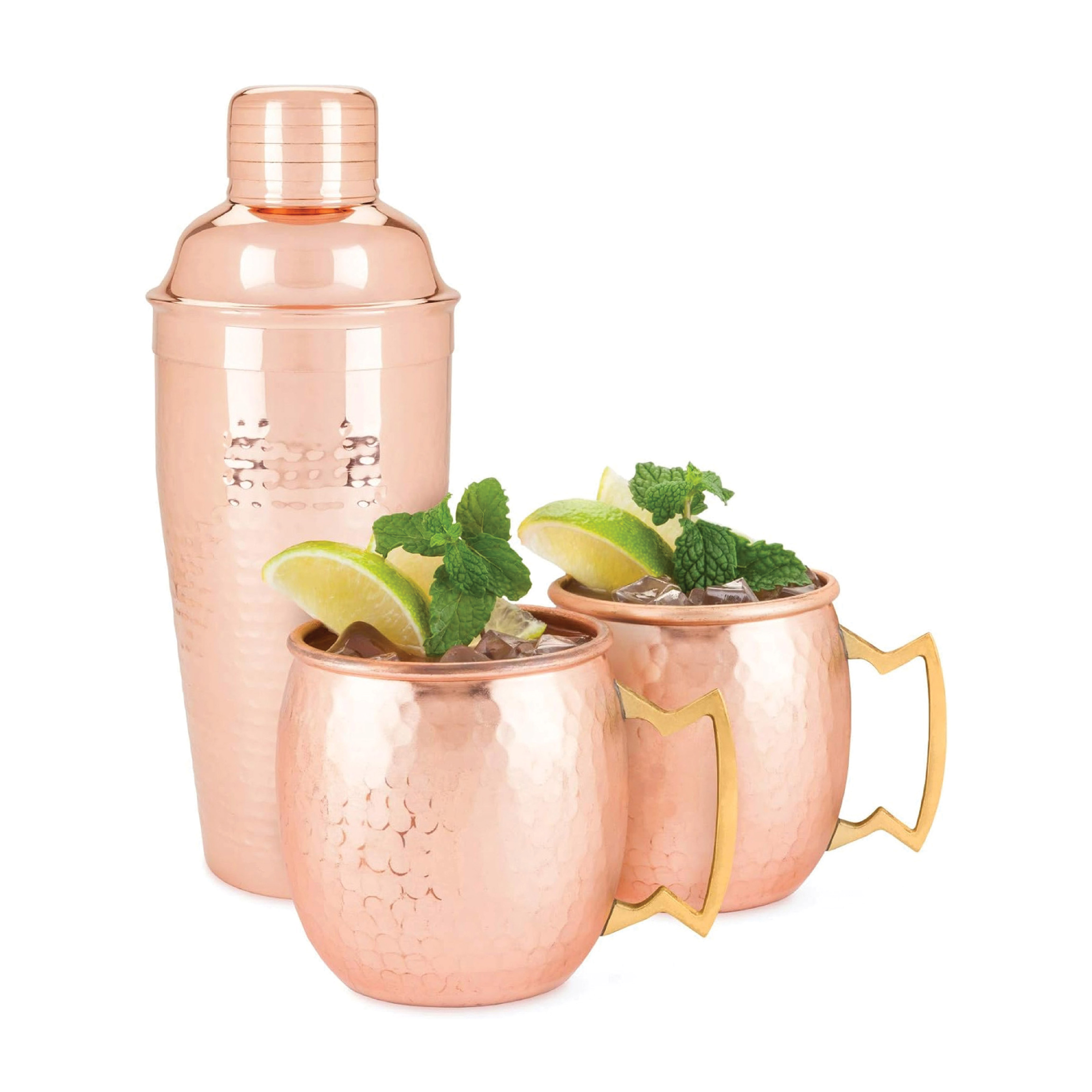 Twine Living Co. Hammered Copper Bar Set